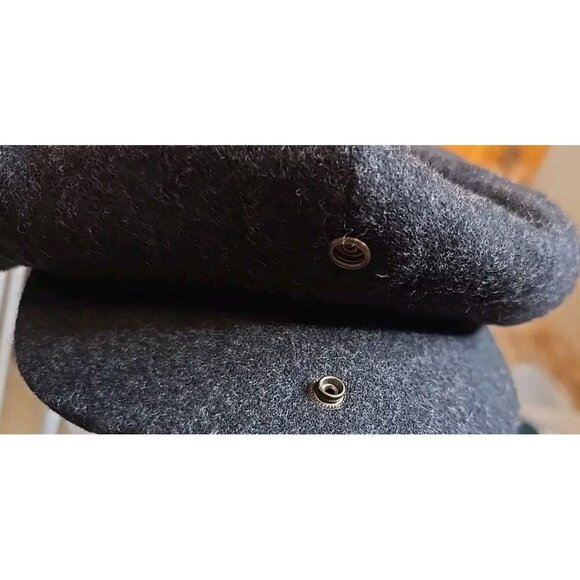 Scala Collection Men's Newsboy Cap Wool Blend Black Heather Size Large - Picture 4 of 9